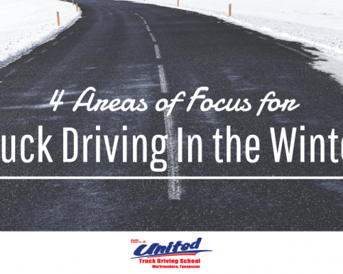 4 Areas of Focus for Truck Driving In the Winter