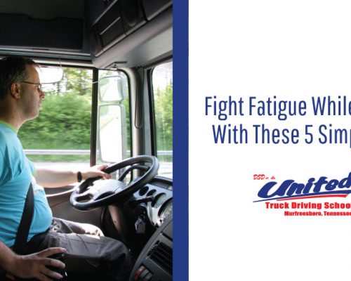 Fight fatigue on the road with tips from United Truck Driving School